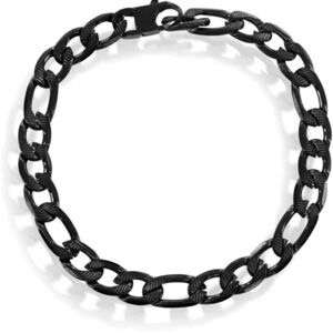 # 121  316L stainless steel Stunning Chain Bracelet Jewelry for Men 7 1/2 inches